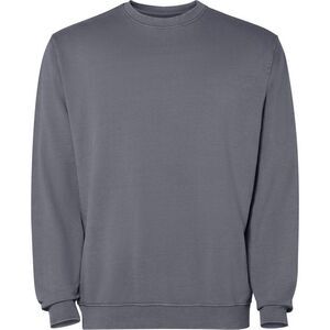 Roly Unisex Adult Jaya Crew Neck Sweatshirt / Dark Grey
